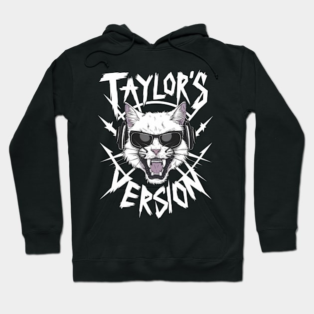 death metal taylors cat version Hoodie by Aldrvnd